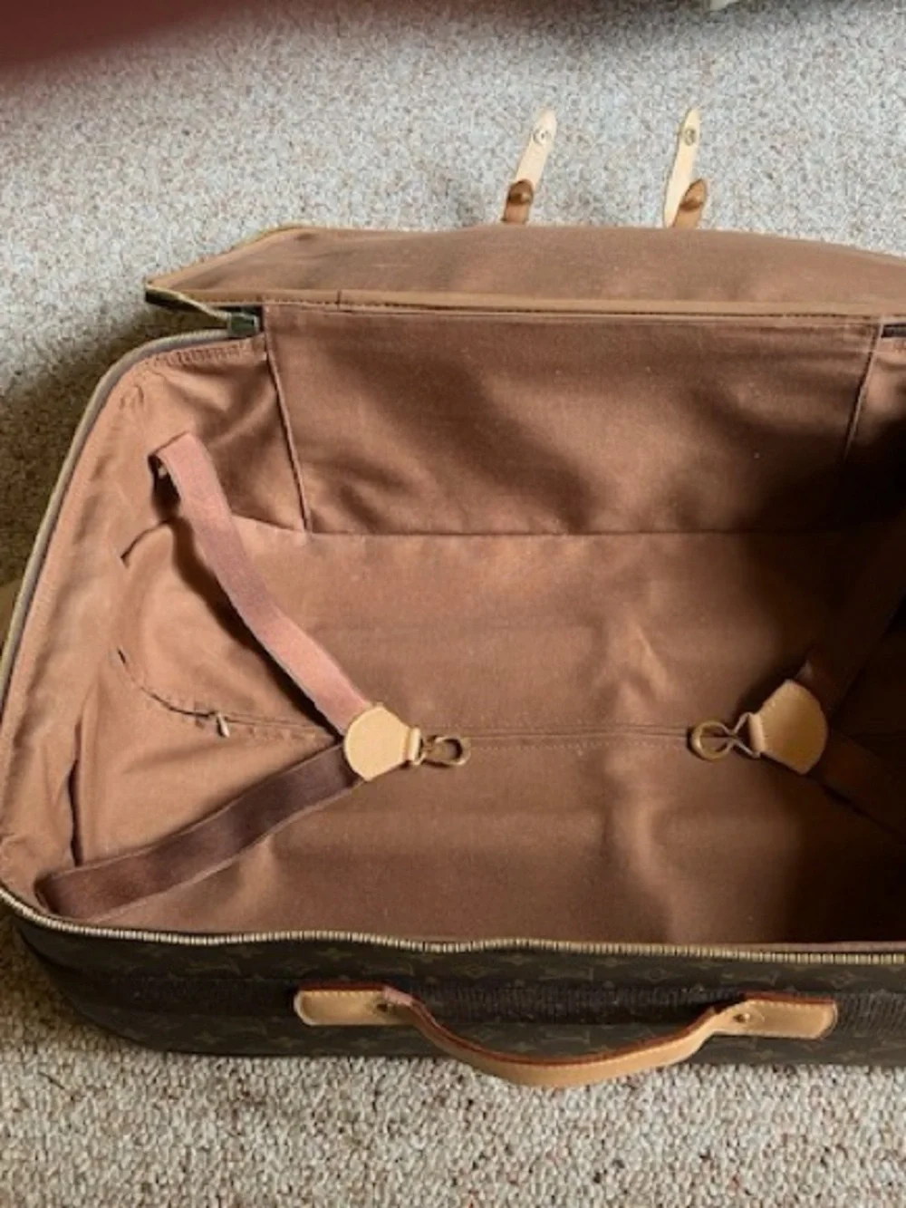Louis Vuitton Monogram Pegase 55 Rolling Carry-On with Natural Trim